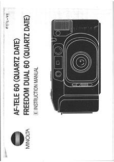 Minolta AF-Tele 60 manual. Camera Instructions.